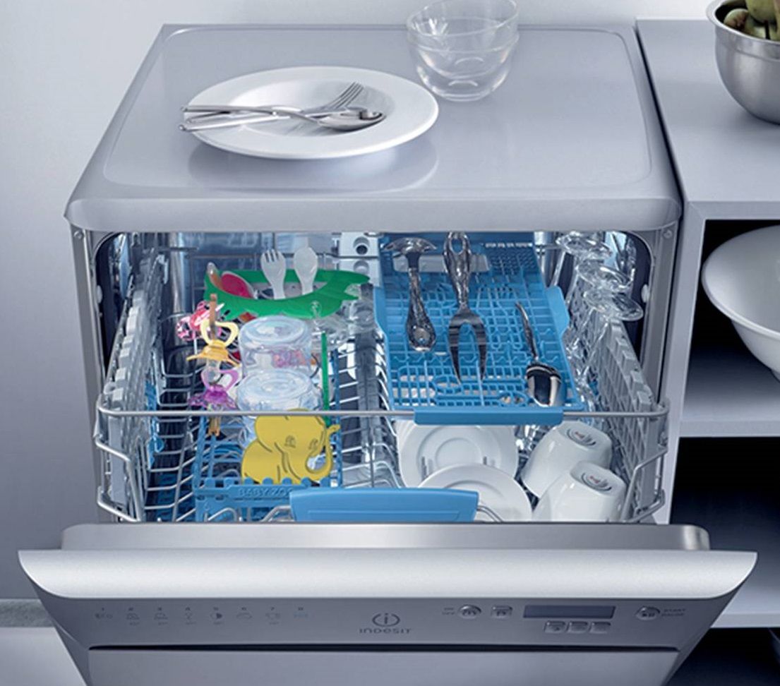 Doskonała organizacja wkładu w dużej zmywarce