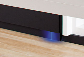 Podświetlenie LED sygnalizujące zakończenie pracy zmywarki