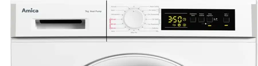 paneli sterowani suszarki Amica