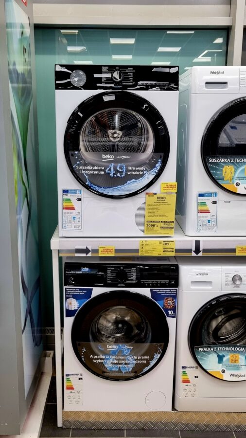 suszarka Beko z funkcją SaveWater