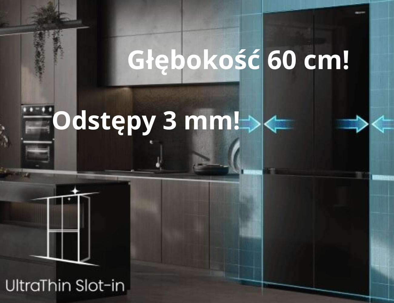 Lodówka side by side o głębokości 60 cm ⭐️ Pani AGD