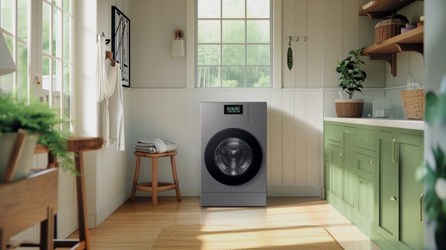 Pralko-suszarka z pompą ciepła Samsung Bespoke AI Laundry Combo™