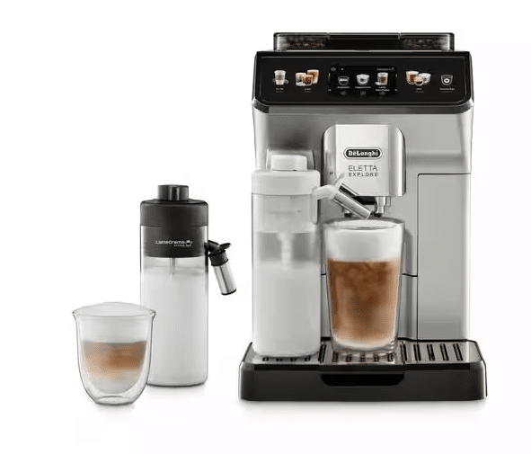 Ekspres De'Longhi Eletta Explore, który parzy Cold Brew