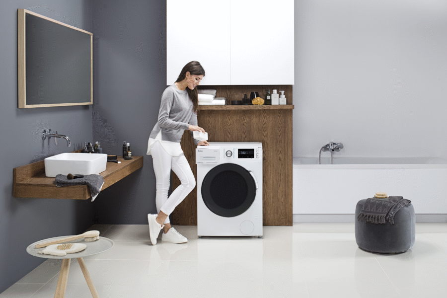 Nowe pralko-suszarki slim Amica