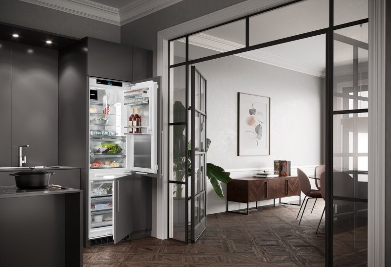 lodówki do zabudowy z kostkarką