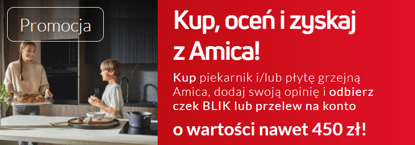 Pieniądze za zakupy – akcja „Kup, oceń i zyskaj z Amica”