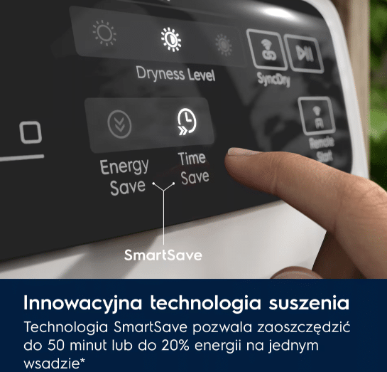panel sterowania suszarki Electrolux 900 PerfectCare