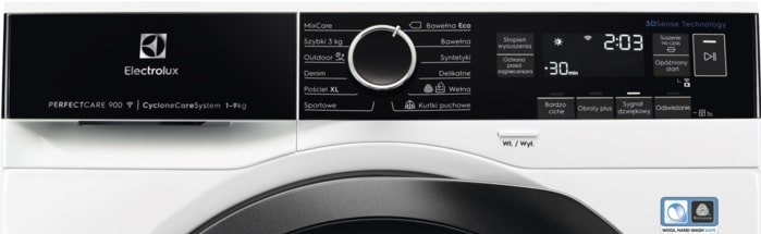 programy suszenia w suszarce electrolux